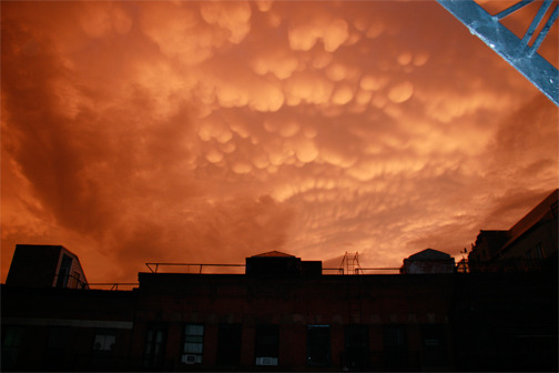 Orange sky